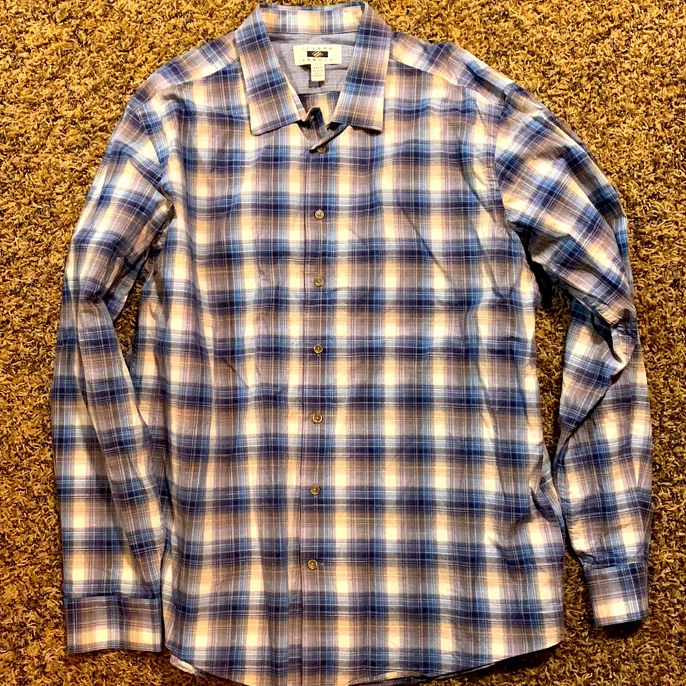 Joseph Abboud button up plaid shirt size 2XLT